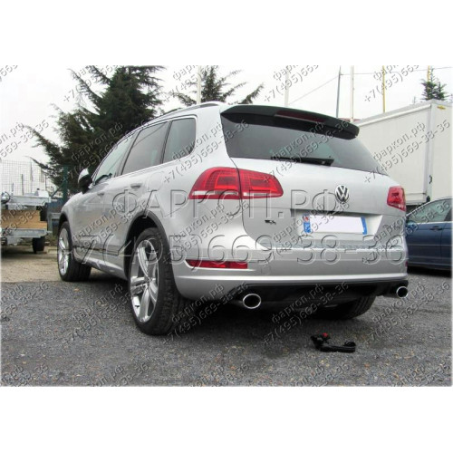 321736600001 WESTFALIA Фаркоп на Volkswagen Touareg 2002-2010, 2010-2018, Porsche Cayenne 2002-2010, 2010-2017. Быстросъемное вертикальное крепление шара на ключе. Нагрузки 3500/140 кг, масса фаркопа 34 кг