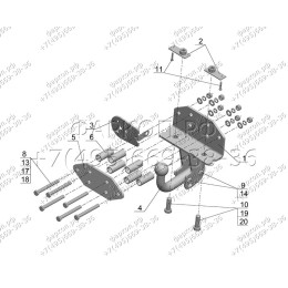 TY 19 AVTOS Фаркоп на Toyota Land Cruiser 200 2007-2021, Lexus LX 2007-2022. Необходима подрезка бампера. Тип шара: A. Нагрузки: 2700/100 кг, масса фаркопа 10,5 кг (без электрики 