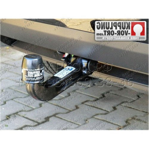 321736600001 WESTFALIA Фаркоп на Volkswagen Touareg 2002-2010, 2010-2018, Porsche Cayenne 2002-2010, 2010-2017. Быстросъемное вертикальное крепление шара на ключе. Нагрузки 3500/140 кг, масса фаркопа 34 кг