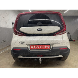 KSL-19-991122.00 PT GROUP Фаркоп на Kia Soul 2019- без подрезки бампера. Тип шара: E (легкосъемный шар под квадрат). Нагрузки: 1500/80 кг, масса фаркопа 17,2 кг (без эл