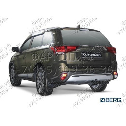 F.4013.001 BERG Фаркоп на Mitsubishi Outlander 2012-2018, 2018-2022. Требуется подрезка бампера. Тип шара: A. Нагрузки: 2000/100 кг, масса фаркопа 19 кг (без электрики в комп