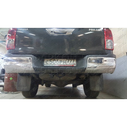 FA 0971-E Бизон Фаркоп на Toyota Hilux 2015-, JAC T6 2019-, JAC T8 2019-, JAC T8 Pro 2023-, Sollers ST6 2023-, Sollers ST8 2024- без подрезки бампера. Тип шара: E (легкосъемный шар под квадрат