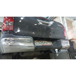 FA 0971-E Бизон Фаркоп на Toyota Hilux 2015-, JAC T6 2019-, JAC T8 2019-, JAC T8 Pro 2023-, Sollers ST6 2023-, Sollers ST8 2024- без подрезки бампера. Тип шара: E (легкосъемный шар под квадрат