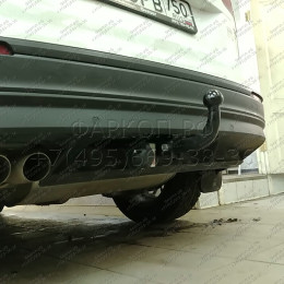 2155-A ORIS Фаркоп на Skoda Kodiaq 2017-2023, Volkswagen Tiguan II 2016-2024, Skoda Karoq 2017-, Seat Ateca 2016- без выреза в бампере. Тип шара: A. Нагрузки: 2530/100 кг, масса фаркопа 18 кг (без