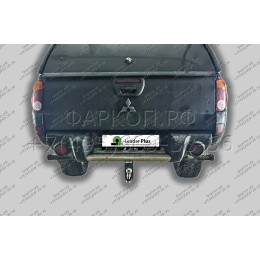 M116-E Лидер-плюс ТСУ для Mitsubishi L200 2006-2015, в т.ч. Long (длинная база), FIAT Fullback 2016-2019 без снятия и выреза бампера. Тип шара: E. Нагрузки: 1500/100 кг, масса фа