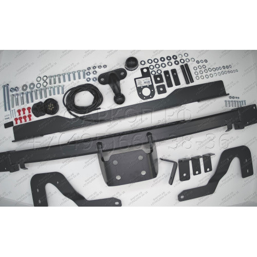 2634-F ORIS Фаркоп на Citroen Jumper 2006-, FIAT Ducato 2006-, Peugeot Boxer 2006- без выреза в бампере. Тип шара: F. Нагрузки: 2000/100 кг, масса фаркопа 30,7 кг (без электрики в комплекте)
