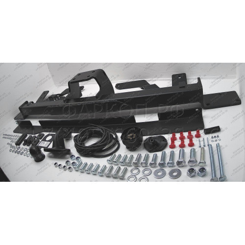 2634-F ORIS Фаркоп на Citroen Jumper 2006-, FIAT Ducato 2006-, Peugeot Boxer 2006- без выреза в бампере. Тип шара: F. Нагрузки: 2000/100 кг, масса фаркопа 30,7 кг (без электрики в комплекте)