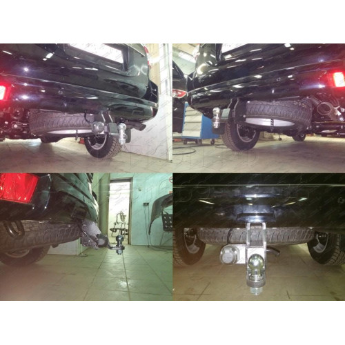 3011-E ORIS Фаркоп на Toyota Land Cruiser Prado 120 2002-2009, Toyota Land Cruiser Prado 150 2009-2023, Lexus GX470 2003-2009, Lexus GX460 2009-2023. Необходима подрезка бампера. Тип шара: E. Нагрузки: 2500/100 кг, масса фаркопа 11,5 кг (без электрики в к