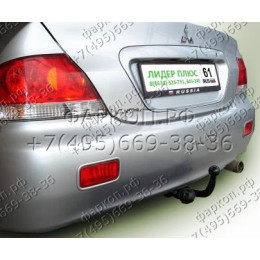 M101-A Лидер-плюс ТСУ для Mitsubishi Lancer IX (седан, хетчбек, универсал) 2003-2007 без снятия и выреза бампера. Нагрузки: 1200/75 кг, масса фаркопа 10,2 кг (без эле