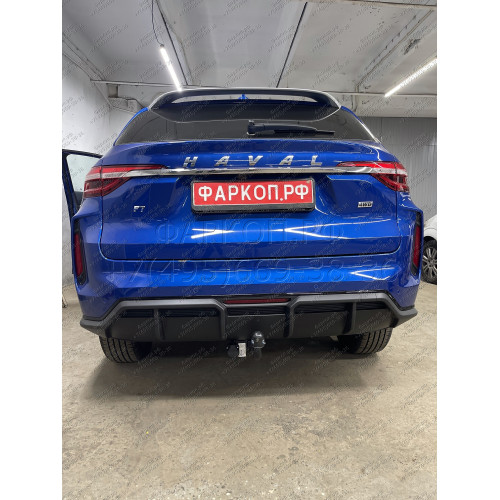 3325-A ORIS Фаркоп на Haval F7 2019-2024, Haval F7x 2019-2024 без подрезки бампера. Тип шара: A. Нагрузки: 1500/75 кг, масса фаркопа 20,4 кг (без электрики в комплекте)