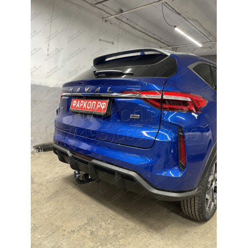 3325-A ORIS Фаркоп на Haval F7 2019-2024, Haval F7x 2019-2024 без подрезки бампера. Тип шара: A. Нагрузки: 1500/75 кг, масса фаркопа 20,4 кг (без электрики в комплекте)