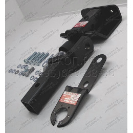 3981.31 SHERIFF Фаркоп на Volkswagen Amarok 2010-2022 без подрезки бампера. Тип шара: E (Легкосъемный, под американский квадрат 50 мм * 50 мм). Нагрузки: 2500/120 кг, мас