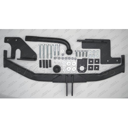 3985-A ORIS Фаркоп на Ford Ecosport 2WD/4WD 2014-2019 без выреза в бампере. Тип шара: A. Нагрузки: 1200/75 кг, масса фаркопа 18,4 кг (без электрики в комплекте)