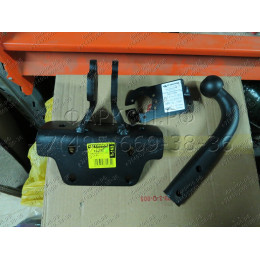 T-163 STEINHOF Фаркоп на Toyota Land Cruiser Prado 3 двери (J125) 2003-2009. Требуется подрезка бампера. Тип шара: A. Нагрузки: 3500/140 кг, масса фаркопа 5 кг (без электрики 