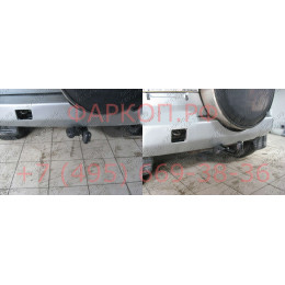 4124-A ORIS Фаркоп на Mitsubishi Pajero Pinin 1999-2005 без выреза в бампере. Тип шара: A. Нагрузки: 1500/100 кг, масса фаркопа 16,7 кг (без электрики в комплекте)