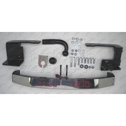 4167-AOD ORIS Распродажа! Тюнинговый фаркоп с металлической накладкой на Mitsubishi Pajero Sport 2 2008-2016, Mitsubishi Pajero Sport 3 2016-2021 без выреза в бампере. Тип шара: A.