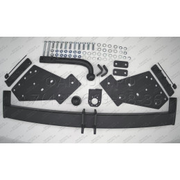 4169-A ORIS Фаркоп на Mitsubishi L200 2007-2014, L200 Triton 2019-2023 без выреза в бампере. Тип шара: A. Нагрузки: 2500/120 кг, масса фаркопа 29,5 кг (без электрики в комплекте