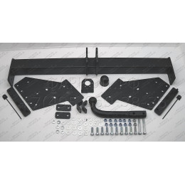 4169-A ORIS Фаркоп на Mitsubishi L200 2007-2014, L200 Triton 2019-2023 без выреза в бампере. Тип шара: A. Нагрузки: 2500/120 кг, масса фаркопа 29,5 кг (без электрики в комплекте