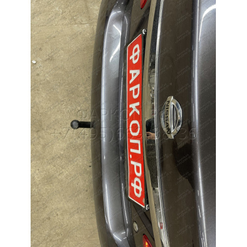 4376-A ORIS Фаркоп на Nissan Sentra 2014-2016. Необходима подрезка бампера. Тип шара: A. Нагрузки: 1000/75 кг, масса фаркопа 17 кг (без электрики в комплекте)