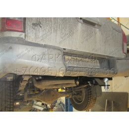 FA 0971-E Бизон Фаркоп на Toyota Hilux 2015-, JAC T6 2019-, JAC T8 2019-, JAC T8 Pro 2023-, Sollers ST6 2023-, Sollers ST8 2024- без подрезки бампера. Тип шара: E (легкосъемный шар под квадрат