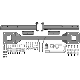 91205-A MOTODOR Фаркоп с оцинкованным шаром на Mercedes GLS-Class x166 2016-2019, Mercedes GLE-Class w166 2015-2019, Mercedes M-Class w164 2005-2012, w166 2012-2015, Mercedes GL-Class x164 2005-2012, x166 2012-2016. Необхо