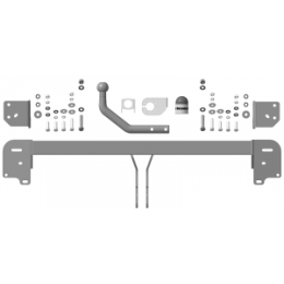 92516-A MOTODOR Фаркоп с оцинкованным шаром на Toyota Camry V40 2006-2011 (без выреза в бампере), V50 2011-2018 (невидимый вырез бампера). Тип шара: A. Нагрузки: 1200/75 кг, 
