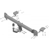 92516-A MOTODOR Фаркоп с оцинкованным шаром на Toyota Camry V40 2006-2011 (без выреза в бампере), V50 2011-2018 (невидимый вырез бампера). Тип шара: A. Нагрузки: 1200/75 кг, масса фаркопа 17,5 кг (без электрики в комплекте)