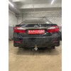 92516-A MOTODOR Фаркоп с оцинкованным шаром на Toyota Camry V40 2006-2011 (без выреза в бампере), V50 2011-2018 (невидимый вырез бампера). Тип шара: A. Нагрузки: 1200/75 кг, масса фаркопа 17,5 кг (без электрики в комплекте)