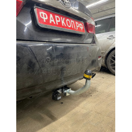 92516-A MOTODOR Фаркоп с оцинкованным шаром на Toyota Camry V40 2006-2011 (без выреза в бампере), V50 2011-2018 (невидимый вырез бампера). Тип шара: A. Нагрузки: 1200/75 кг, 