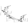 92521-A MOTODOR Фаркоп с оцинкованным шаром на Toyota Alphard 2015-2023, Toyota Vellfire 2015-2023. Необходима подрезка бампера. Тип шара: A. Нагрузки: 1500/75 кг, масса фаркопа 19 кг (без электрики в комплекте)