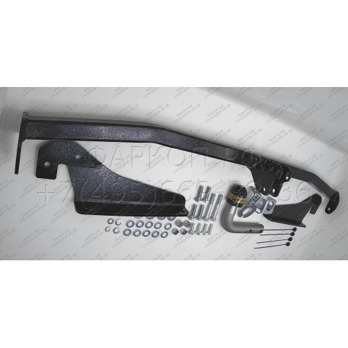 92521-A MOTODOR Фаркоп с оцинкованным шаром на Toyota Alphard 2015-2023, Toyota Vellfire 2015-2023. Необходима подрезка бампера. Тип шара: A. Нагрузки: 1500/75 кг, масса фаркопа 19 кг (без электрики в комплекте)