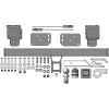 97202-E MOTODOR Фаркоп с оцинкованным шаром на Changan CS75FL 2018-2023. Необходима подрезка кронштейна бампера. Тип шара: E. Нагрузки 1500/100 кг, масса фаркопа 19,8 кг (без электрики в комплекте)