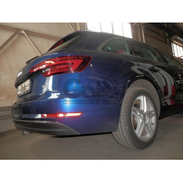A052C GALIA Полностью оцинкованный фаркоп на Audi A4 седан/универсал 2016-2024, Audi A4 Allroad Quattro 2016-2024, Audi A5 2016-2024. Подрозетник убирается за бампер. Тип шара: 