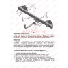 BM 01 AVTOS Фаркоп на BMW X5 E53 2000-2007. Необходима подрезка бампера. Тип шара: A. Нагрузки: 2500/100 кг, масса фаркопа 20,5 кг (без электрики в комплекте)