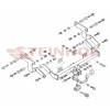C-129 STEINHOF Фаркоп на Citroen Xsara Picasso хетчбек 5 дверей 09/1999-03/2004, 04/2004-2011 без снятия и подрезки бампера. Тип шара: A. Нагрузки: 1300/80 кг, масса фаркопа 15 кг (без электрики в комплекте)