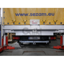 C045A GALIA Полностью оцинкованный фаркоп на Citroen Jumper 2006-, FIAT Ducato III 2006-, Peugeot Boxer 2006-, Opel Movano 2021- шасси (только оригинальная платформа). Тип шара: A. Уст