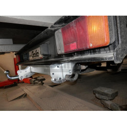 C045A GALIA Полностью оцинкованный фаркоп на Citroen Jumper 2006-, FIAT Ducato III 2006-, Peugeot Boxer 2006-, Opel Movano 2021- шасси (только оригинальная платформа). Тип шара: A. Уст