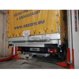 C045A GALIA Полностью оцинкованный фаркоп на Citroen Jumper 2006-, FIAT Ducato III 2006-, Peugeot Boxer 2006-, Opel Movano 2021- шасси (только оригинальная платформа). Тип шара: A. Уст