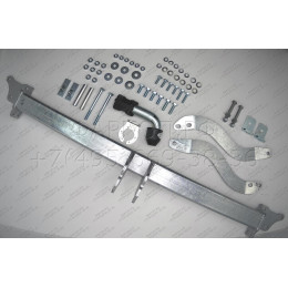 C045A GALIA Полностью оцинкованный фаркоп на Citroen Jumper 2006-, FIAT Ducato III 2006-, Peugeot Boxer 2006-, Opel Movano 2021- шасси (только оригинальная платформа). Тип шара: A. Уст