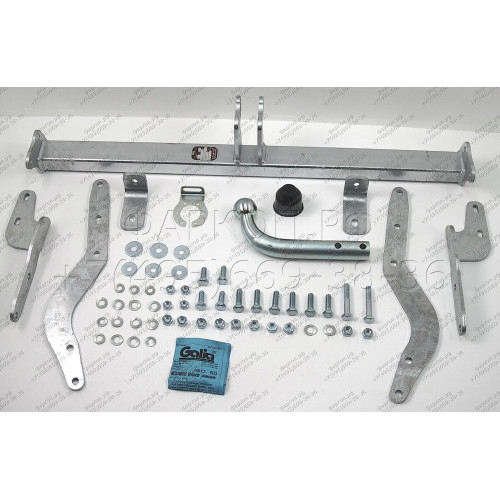 C0528A GALIA Полностью оцинкованный фаркоп на Peugeot Partner II L2 2008-2018, Citroen Berlingo II L2 2008-2018, Peugeot Partner III L2 (XL/Long) 2018-, Peugeot Rifter L2 (XL/Long) 2018-, Citroen Berlingo III L2 (XL/Long) 2018-, Toyota ProAce City L2 (XL/