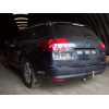 C058A GALIA Полностью оцинкованный фаркоп на Citroen C5 III универсал 2008-2017. Только для моделей с одной трубой глушителя. Подрозетник убирается за бампер. Тип шара: A. Без выреза бампера. Нагрузки: 1900/75 кг, масса фаркопа 21,51 кг