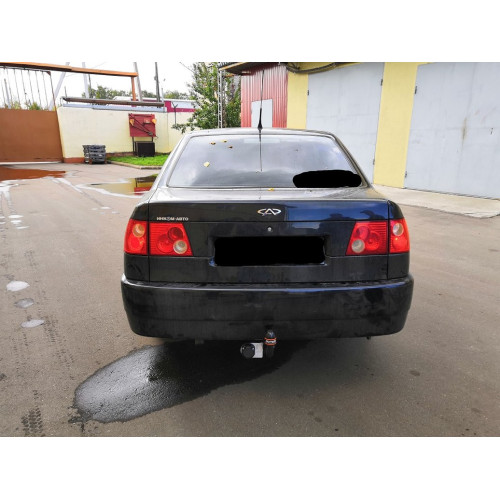 CE 01 AVTOS Фаркоп на Chery Amulet 2006-2010. Необходима подрезка бампера. Тип шара: A. Нагрузки: 750/50 кг, масса фаркопа 16,5 кг (без электрики в комплекте)