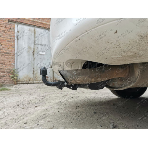 H.T41.A HALTY Фаркоп на Toyota Caldina 1992-2002 (кузов 190, 191, 195, 210, 211, 215, 216). Требуется подрезка бампера. Тип шара: A. Нагрузки: 750/75 кг, масса фаркопа 12,2 кг