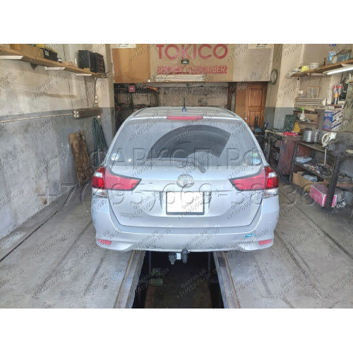 H.T50.A HALTY Фаркоп на Toyota Fielder 2WD/4WD 2012-2017, 2017- (без подрезки бампера), Toyota Corolla Axio E160 2012-, в т.ч. Hybrid (требуется подрезка бампера). Тип шара: A. Нагрузки: 550/50 кг, масса фаркопа 13, 3 кг