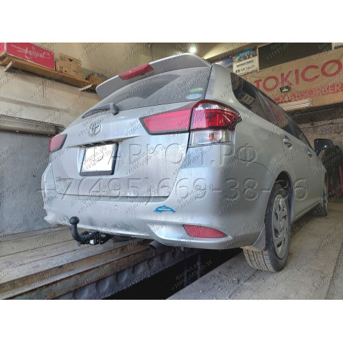 H.T50.A HALTY Фаркоп на Toyota Fielder 2WD/4WD 2012-2017, 2017- (без подрезки бампера), Toyota Corolla Axio E160 2012-, в т.ч. Hybrid (требуется подрезка бампера). Тип шара: A. Нагрузки: 550/50 кг, масса фаркопа 13, 3 кг