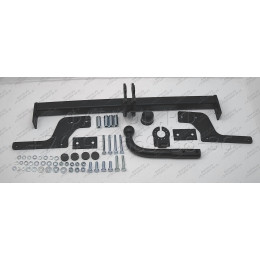 D-014 STEINHOF Фаркоп на Renault Duster 2WD, 4WD 2010-2015, 2015-2021, Renault Duster 2 2021-2022 (без снятия и подрезки бампера), Nissan Terrano 2014-2022 (требуется подрезка бампера). Тип ша
