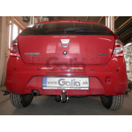 D040A GALIA Полностью оцинкованный фаркоп на Renault Sandero 2009-2014, Renault Sandero Stepway 2010-2014. Тип шара: A. Установка без снятия и выреза бампера. Нагрузки: 1200/75 к