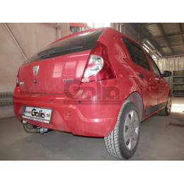 D040A GALIA Полностью оцинкованный фаркоп на Renault Sandero 2009-2014, Renault Sandero Stepway 2010-2014. Тип шара: A. Установка без снятия и выреза бампера. Нагрузки: 1200/75 к