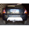 D040A GALIA Полностью оцинкованный фаркоп на Renault Sandero 2009-2014, Renault Sandero Stepway 2010-2014. Тип шара: A. Установка без снятия и выреза бампера. Нагрузки: 1200/75 кг, масса фаркопа 14,72 кг
