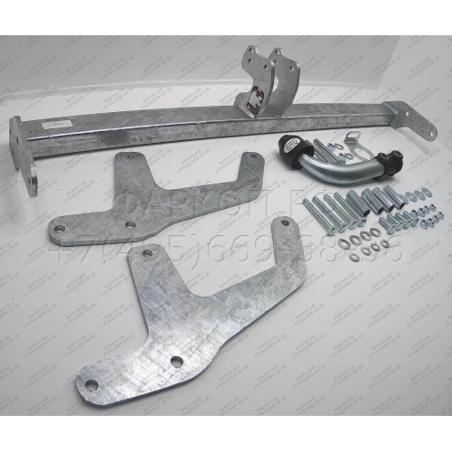 D040A GALIA Полностью оцинкованный фаркоп на Renault Sandero 2009-2014, Renault Sandero Stepway 2010-2014. Тип шара: A. Установка без снятия и выреза бампера. Нагрузки: 1200/75 кг, масса фаркопа 14,72 кг